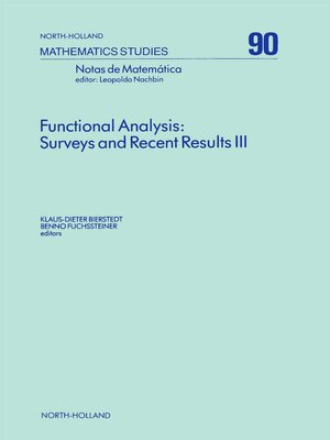 cover image of Functional Analysis